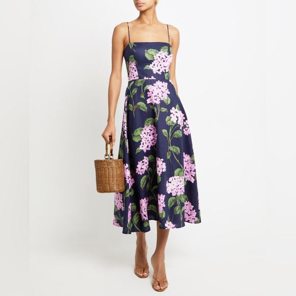 Hydrangea midi dress - Picture 5 of 9